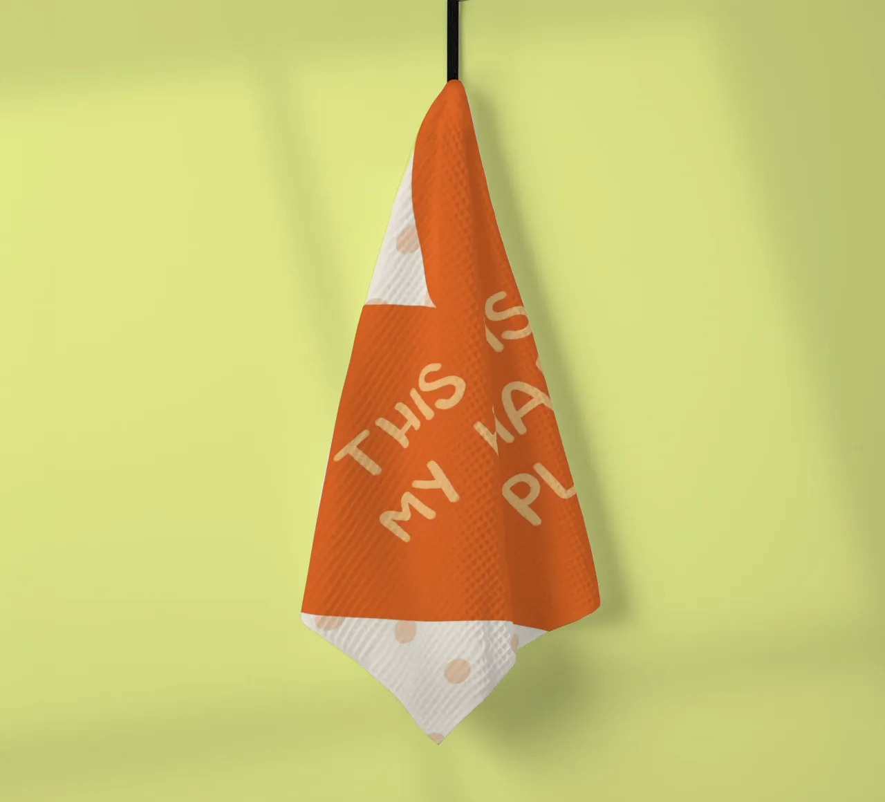 Impression d'art "This is My Happy Place" (C'est mon coin de paradis) torchon de vintagepod