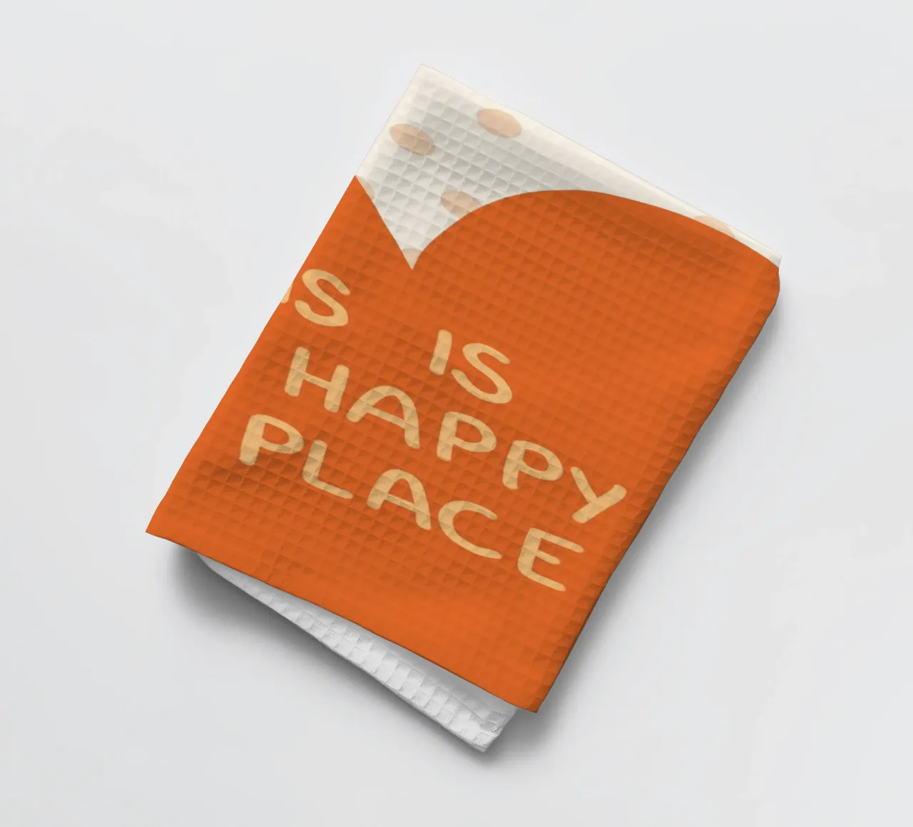 Impression d'art "This is My Happy Place" (C'est mon coin de paradis) torchon de vintagepod