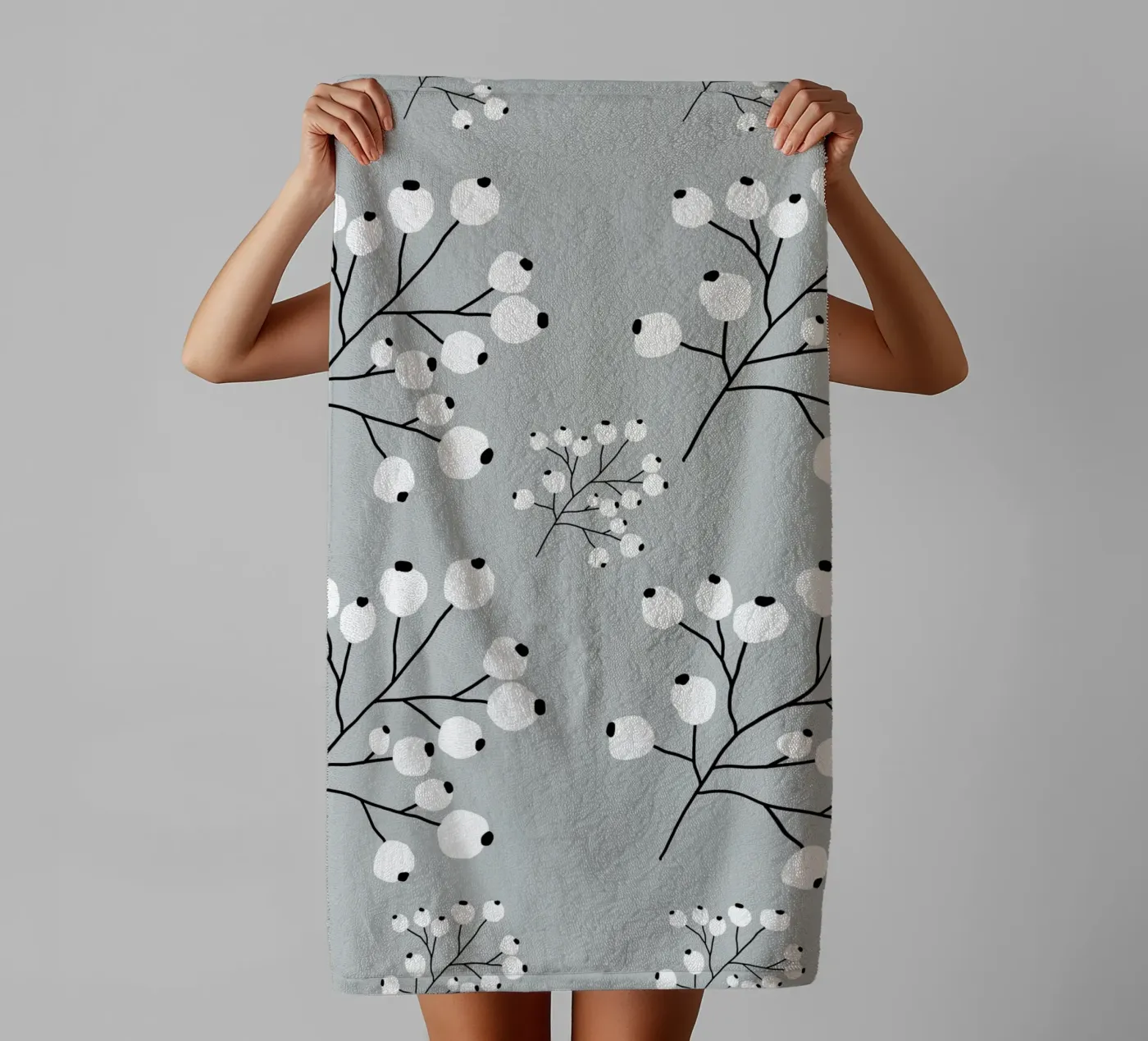Twig bloom badhanddoek van BAINAI