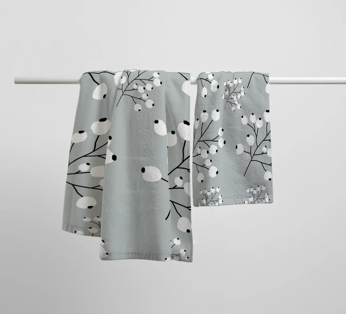 Twig bloom badhanddoek van BAINAI