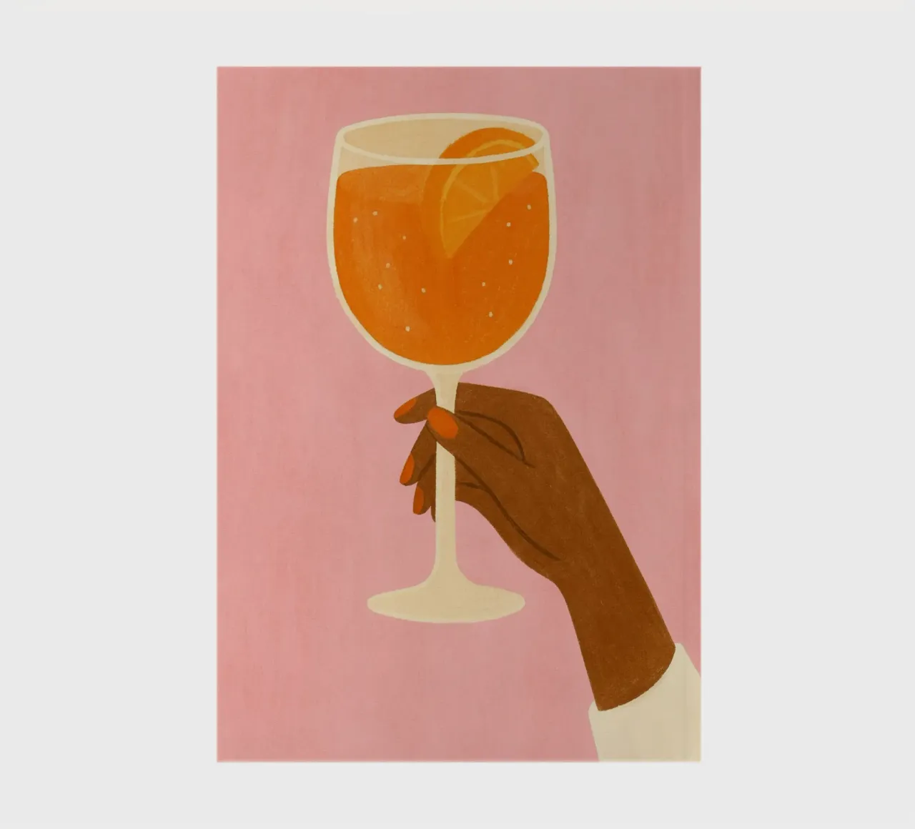 Sip of Orange Vibes notebook by PurePeachStudio