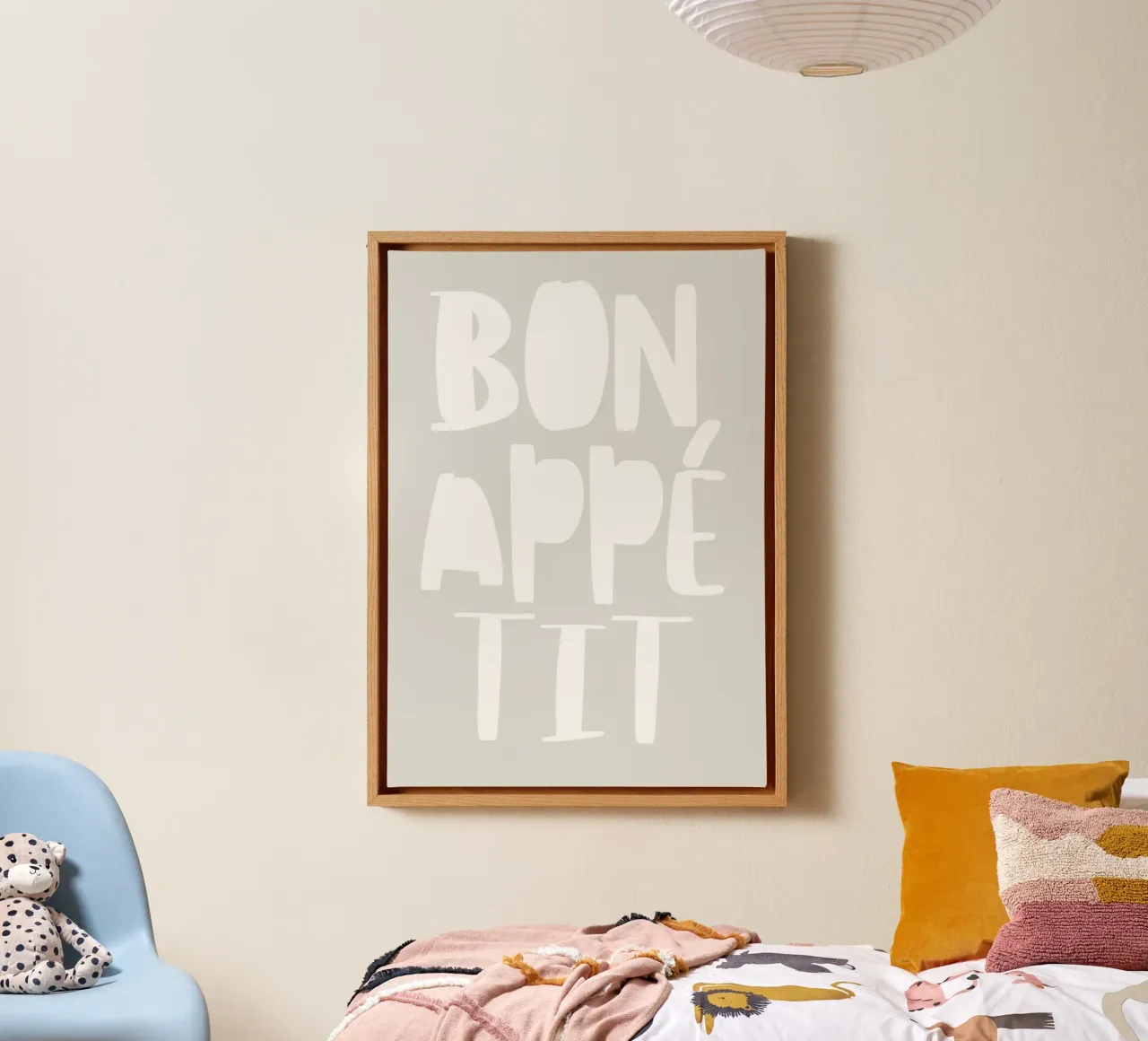 Eat Cool canvas with Floater frame by PurePeachStudio