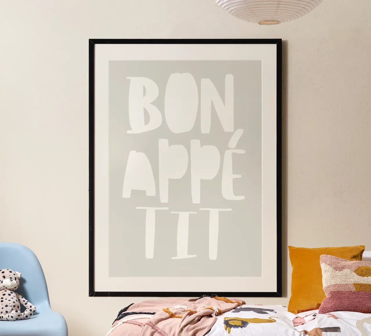 Eat Cool poster con telaio in alluminio da PurePeachStudio