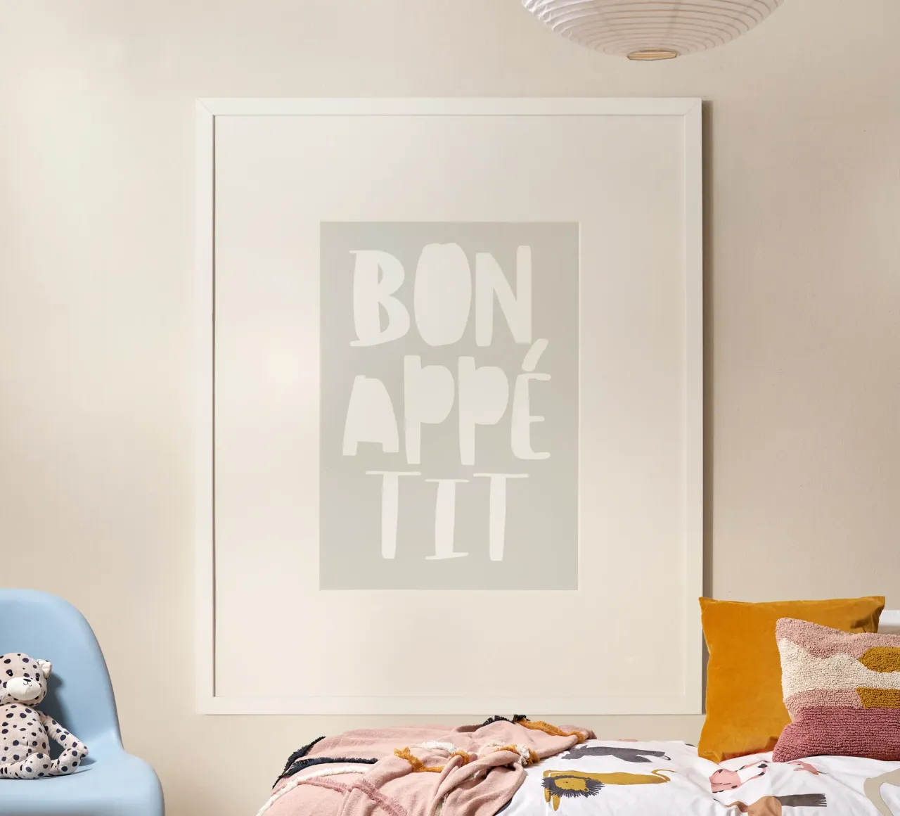 Eat Cool poster con telaio in alluminio da PurePeachStudio