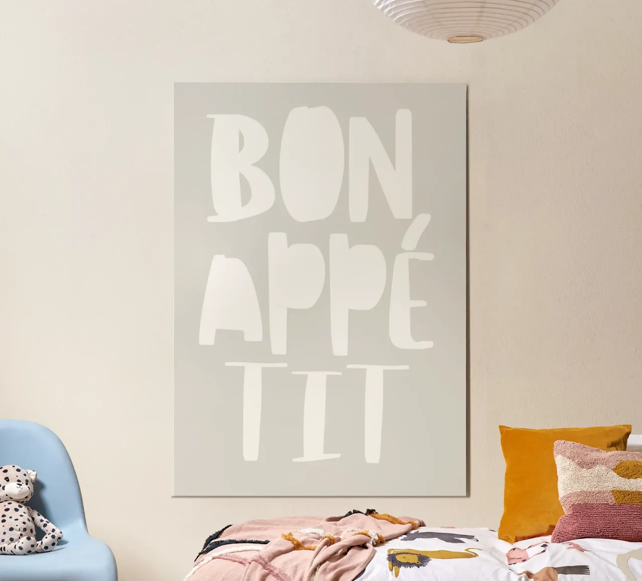 Eat Cool poster con telaio in alluminio da PurePeachStudio