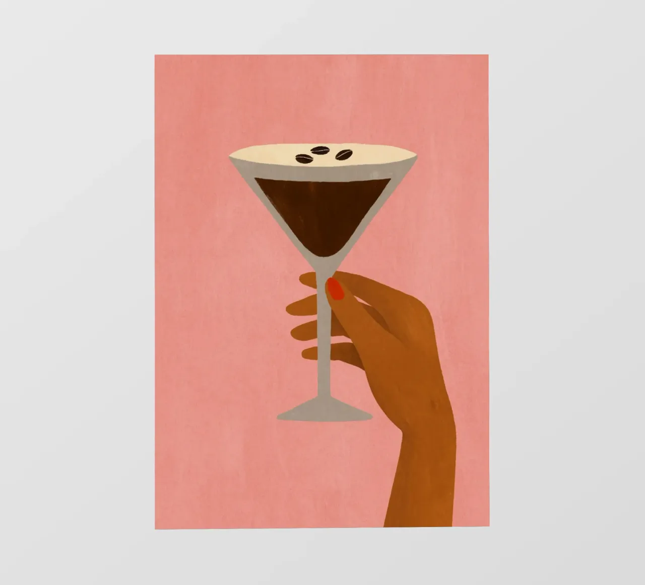 Martini Espresso Vibes telo in pvc da PurePeachStudio
