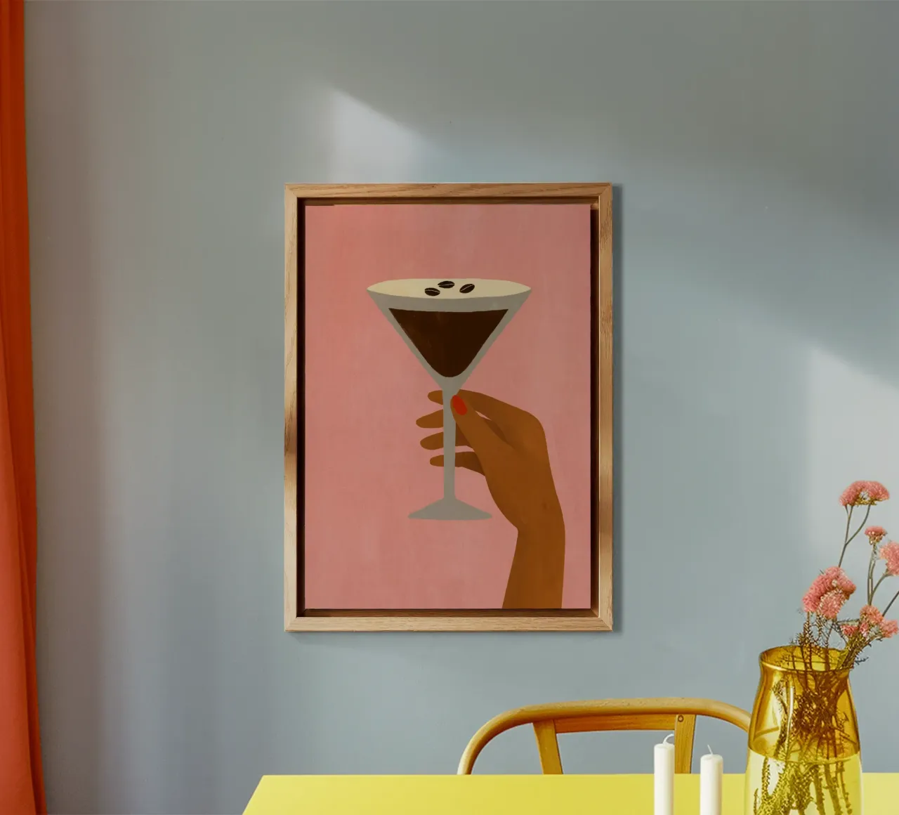 Martini Espresso Vibes alluminio dibond da PurePeachStudio