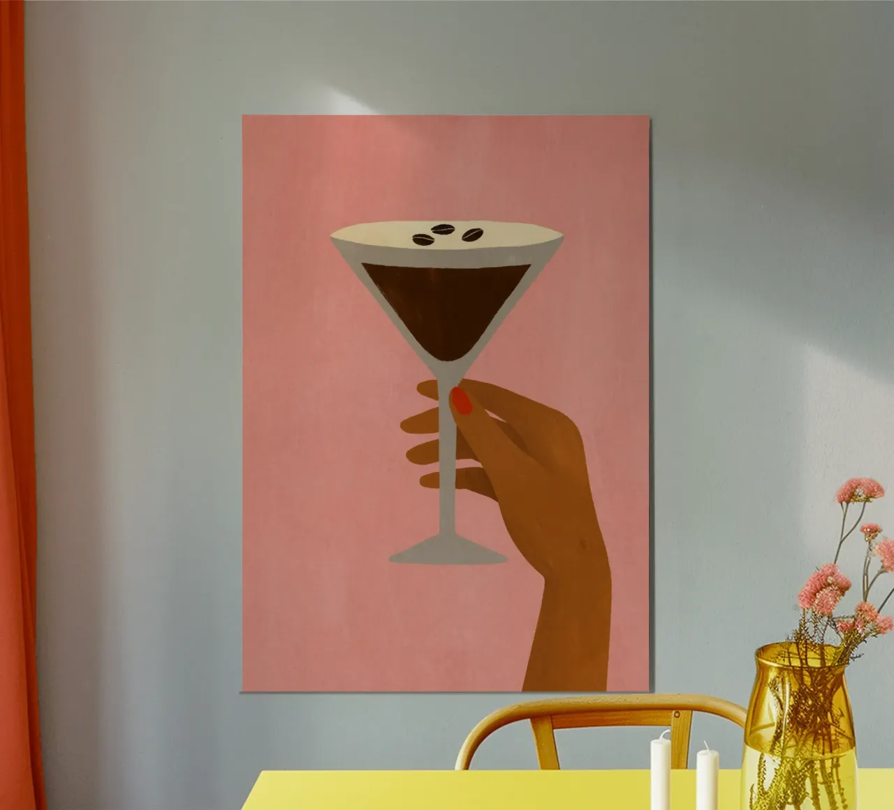 Martini Espresso Vibes poster da PurePeachStudio