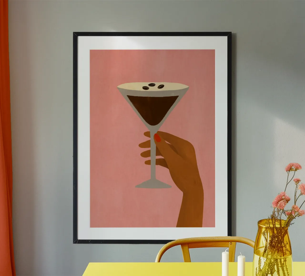 Martini Espresso Vibes poster da PurePeachStudio