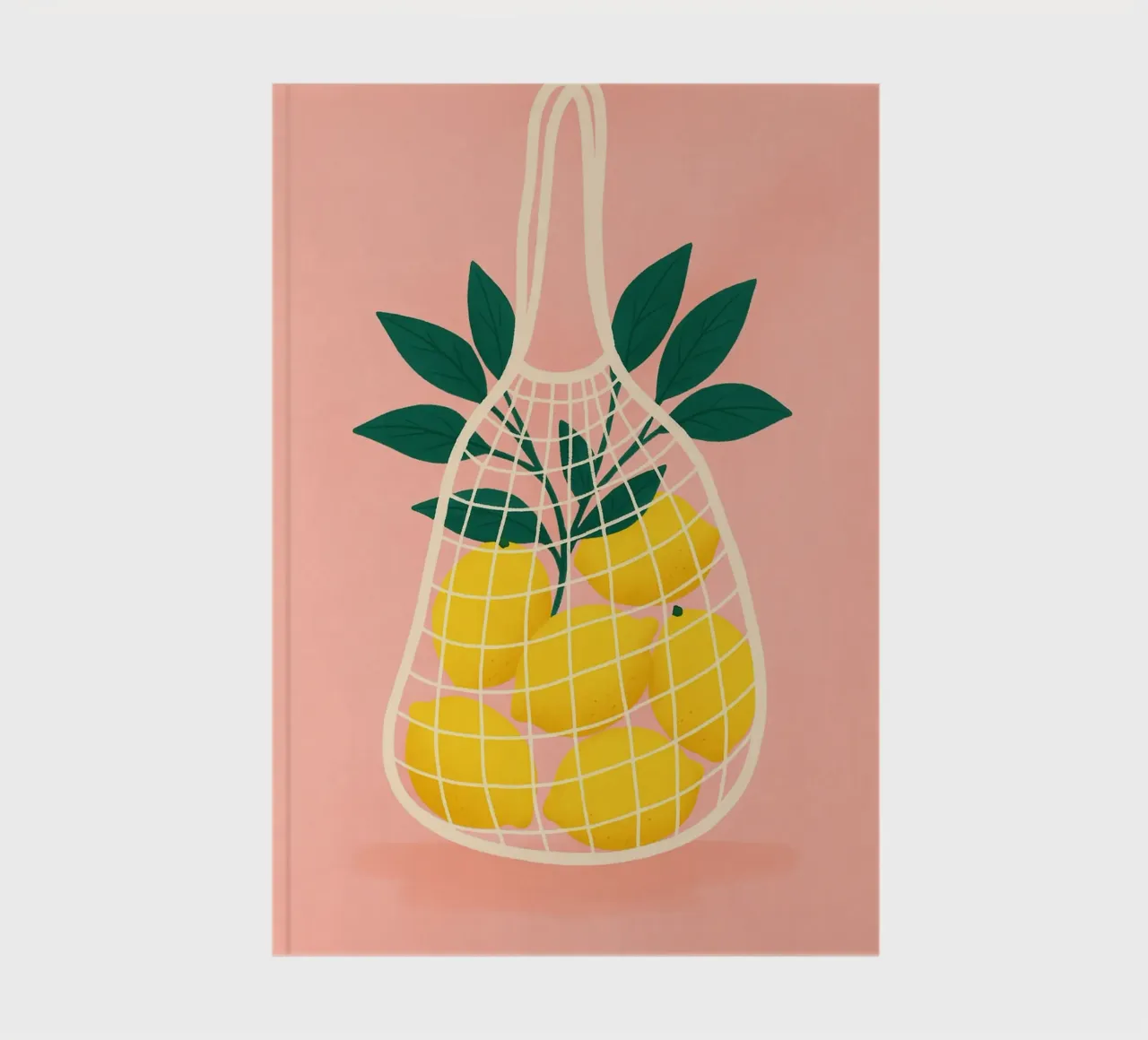 Lemon Net notebook by PurePeachStudio