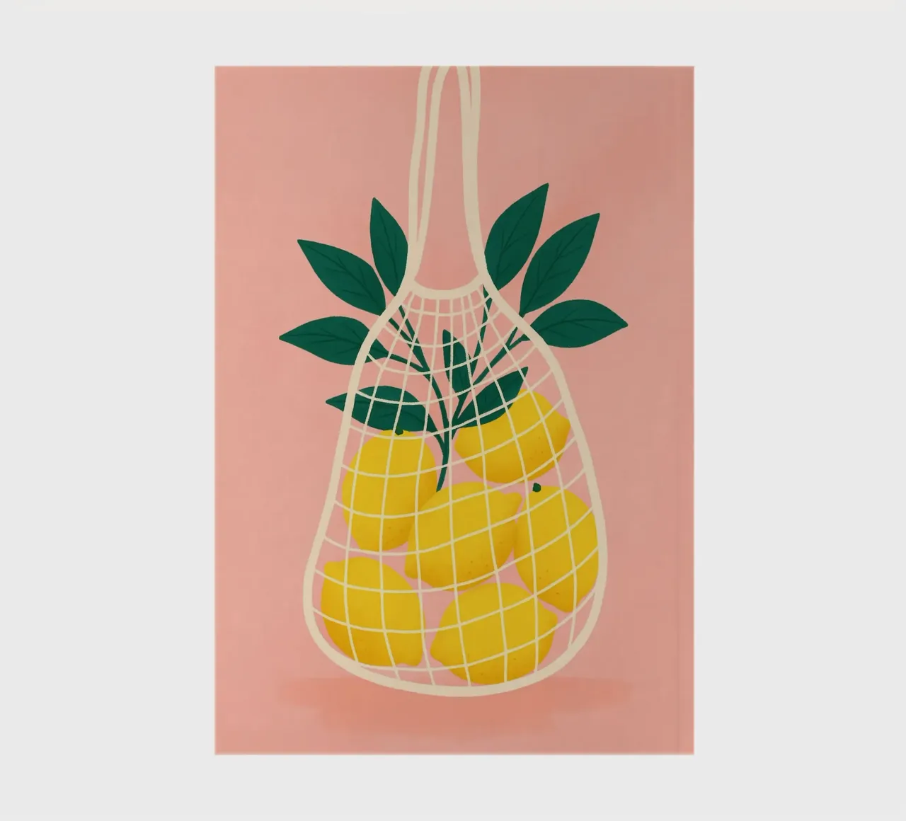 Lemon Net notebook by PurePeachStudio