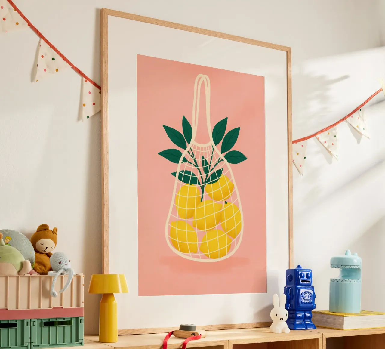 Rete di limoni poster da PurePeachStudio