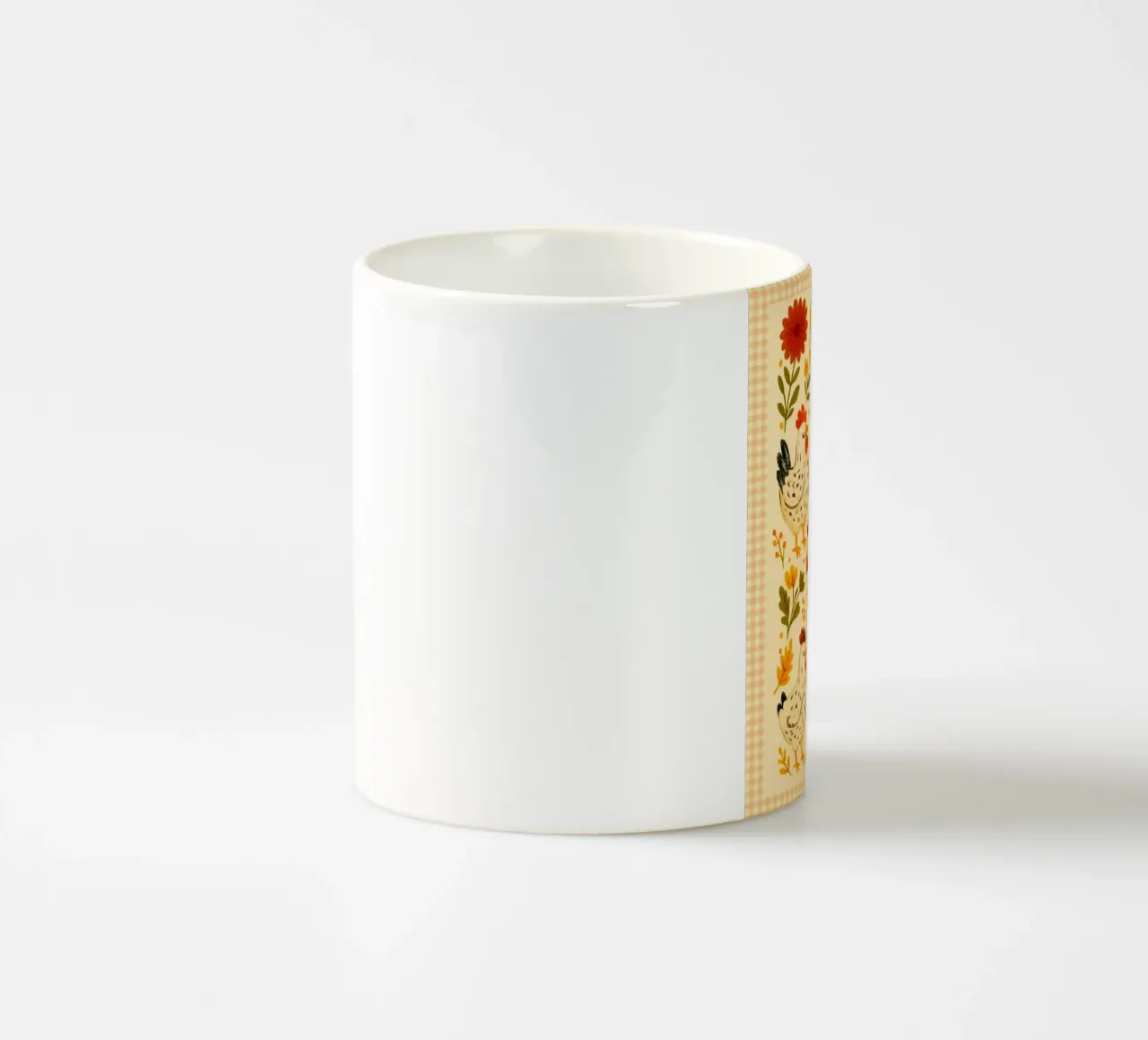 Sfilata di polli d'autunno tazza in ceramica da Taika Tori Art