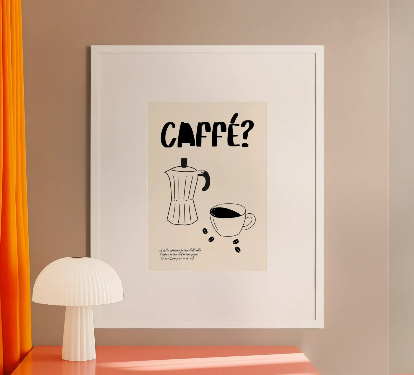 Coffee? Poster von PurePeachStudio