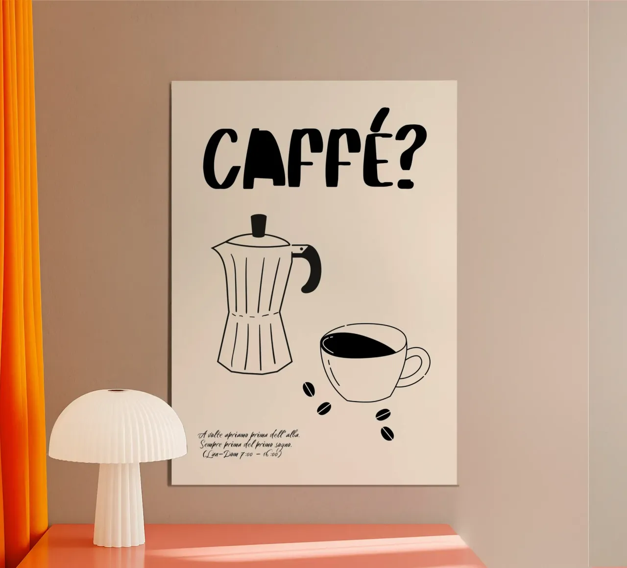 Caffè? poster da PurePeachStudio