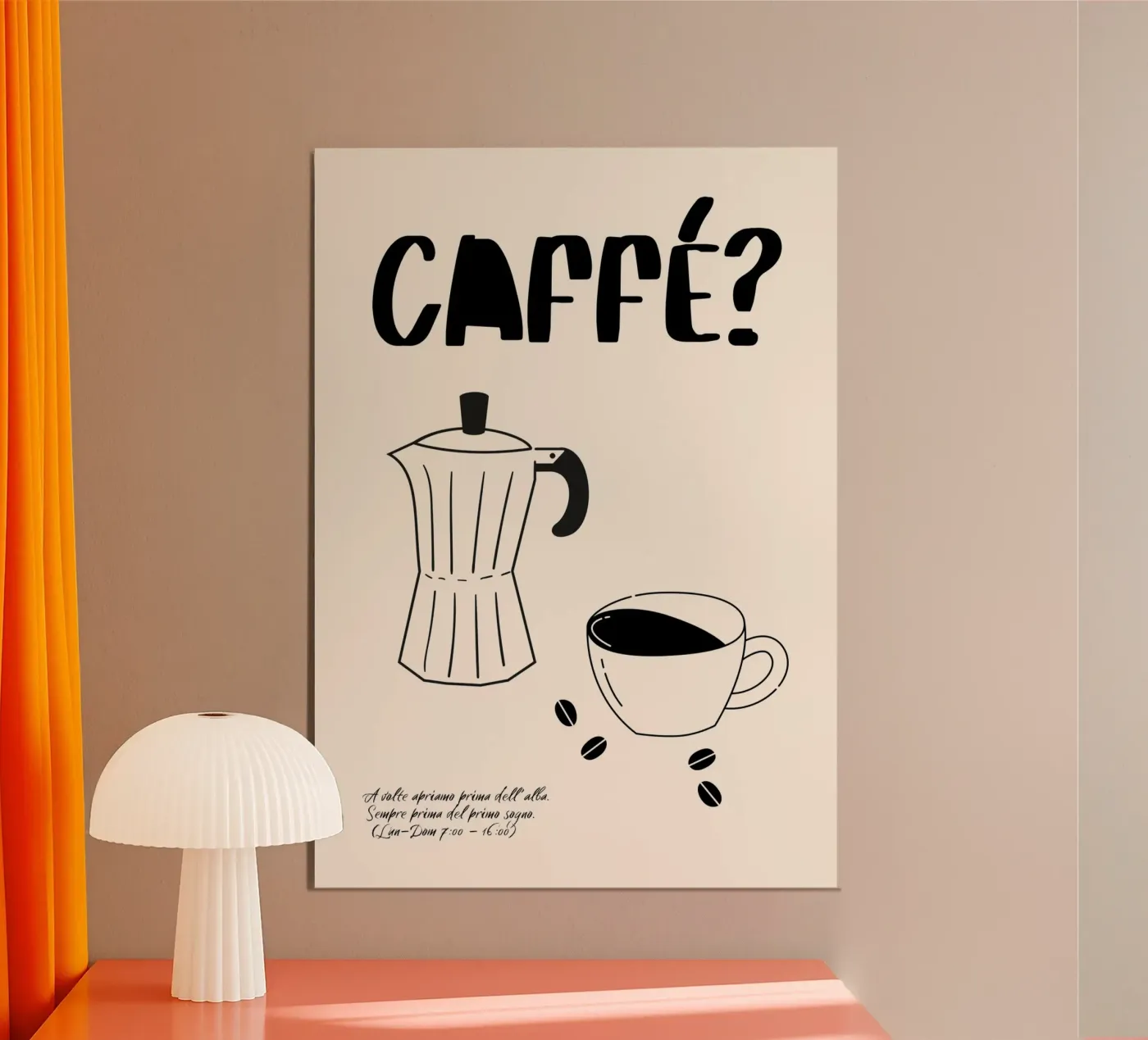 Coffee? Poster von PurePeachStudio