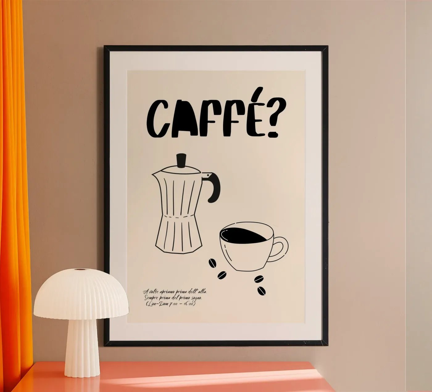 Coffee? Poster von PurePeachStudio