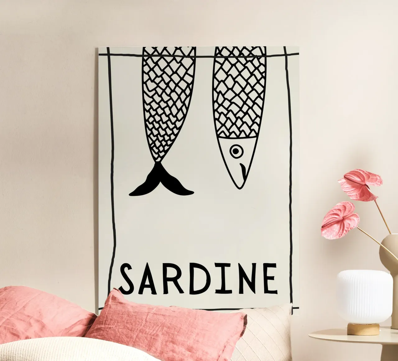 Sardine Falling plexiglass da PurePeachStudio