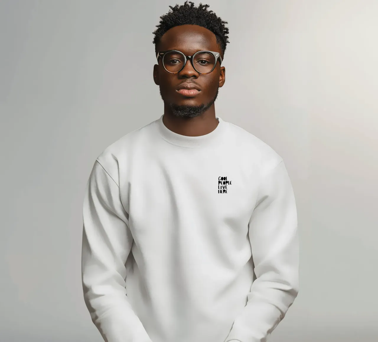 Qui vive gente in gamba felpa da PurePeachStudio