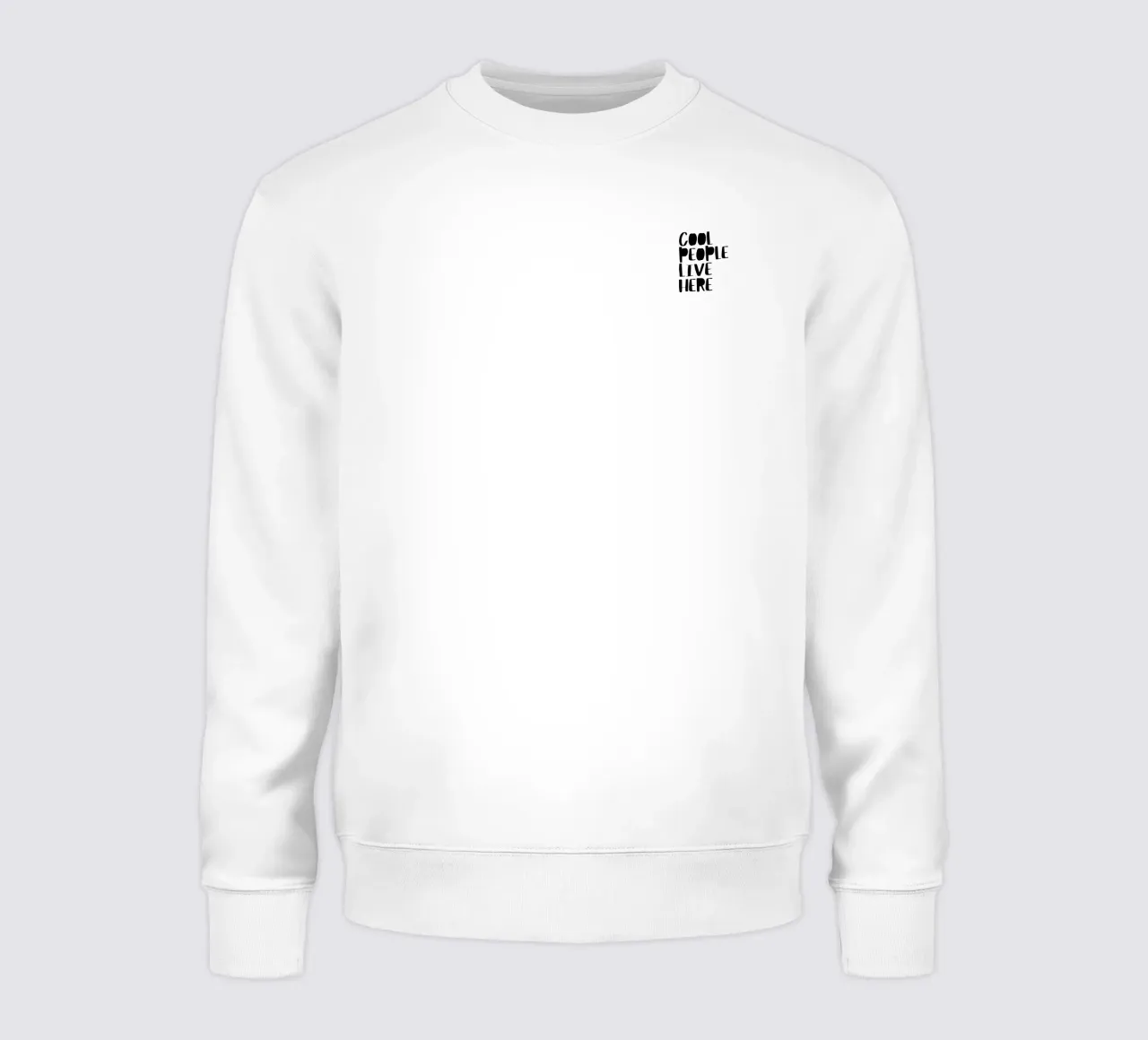 Qui vive gente in gamba felpa da PurePeachStudio