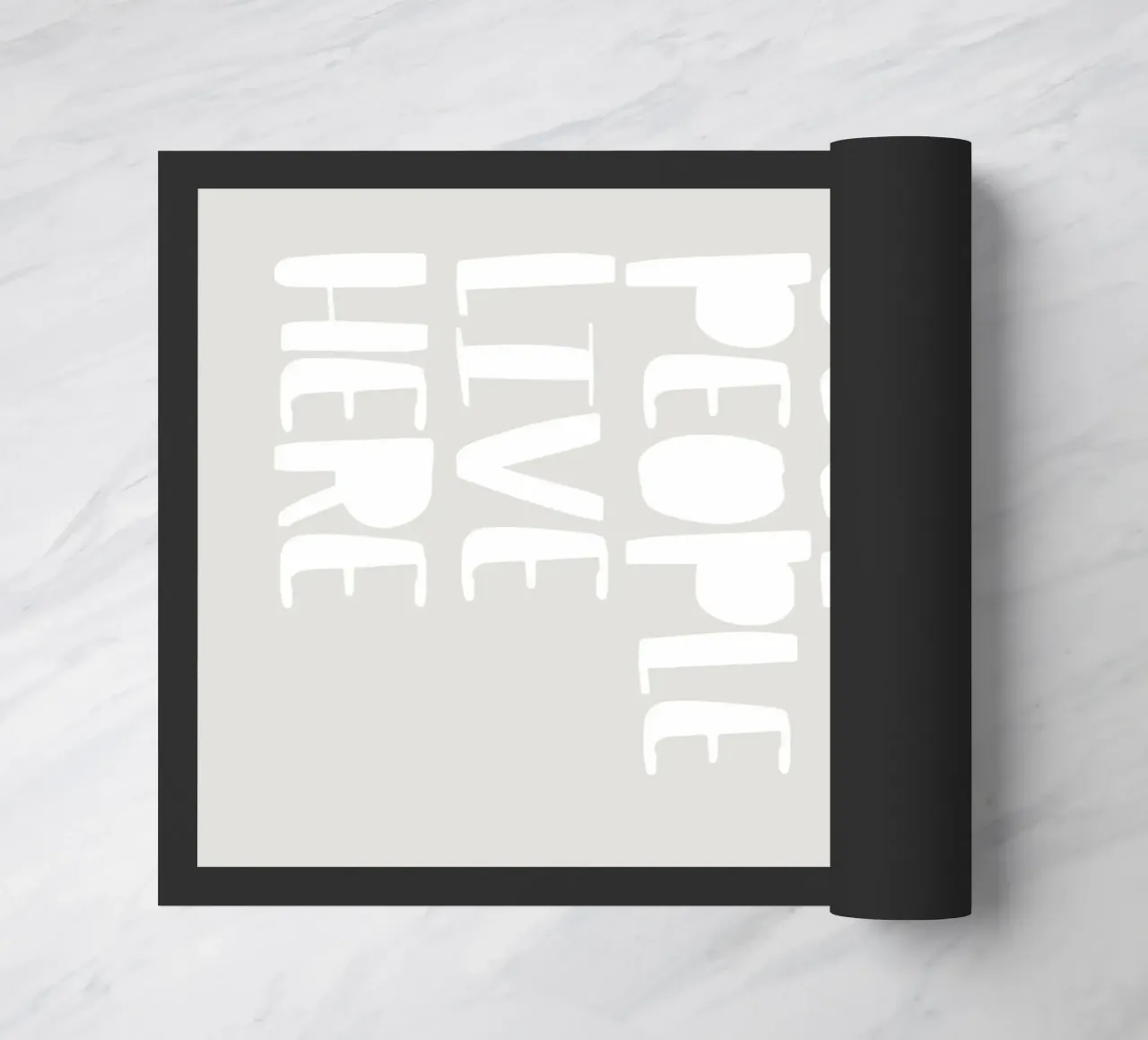 Qui vive gente in gamba zerbino da PurePeachStudio