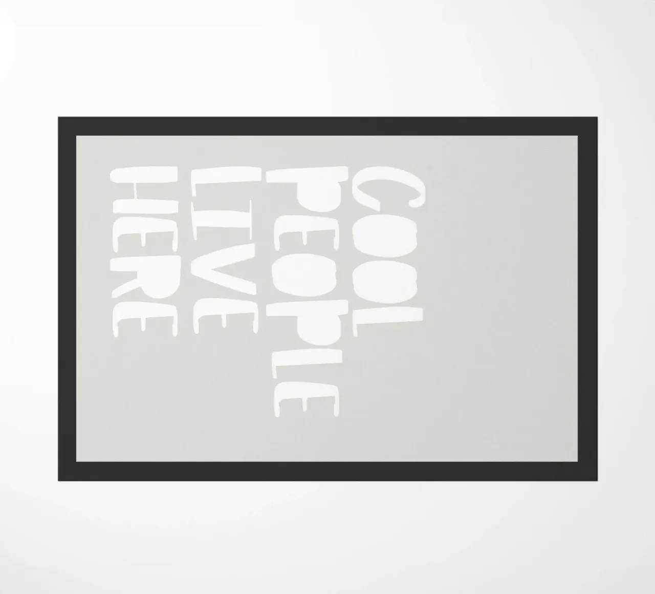 Qui vive gente in gamba zerbino da PurePeachStudio