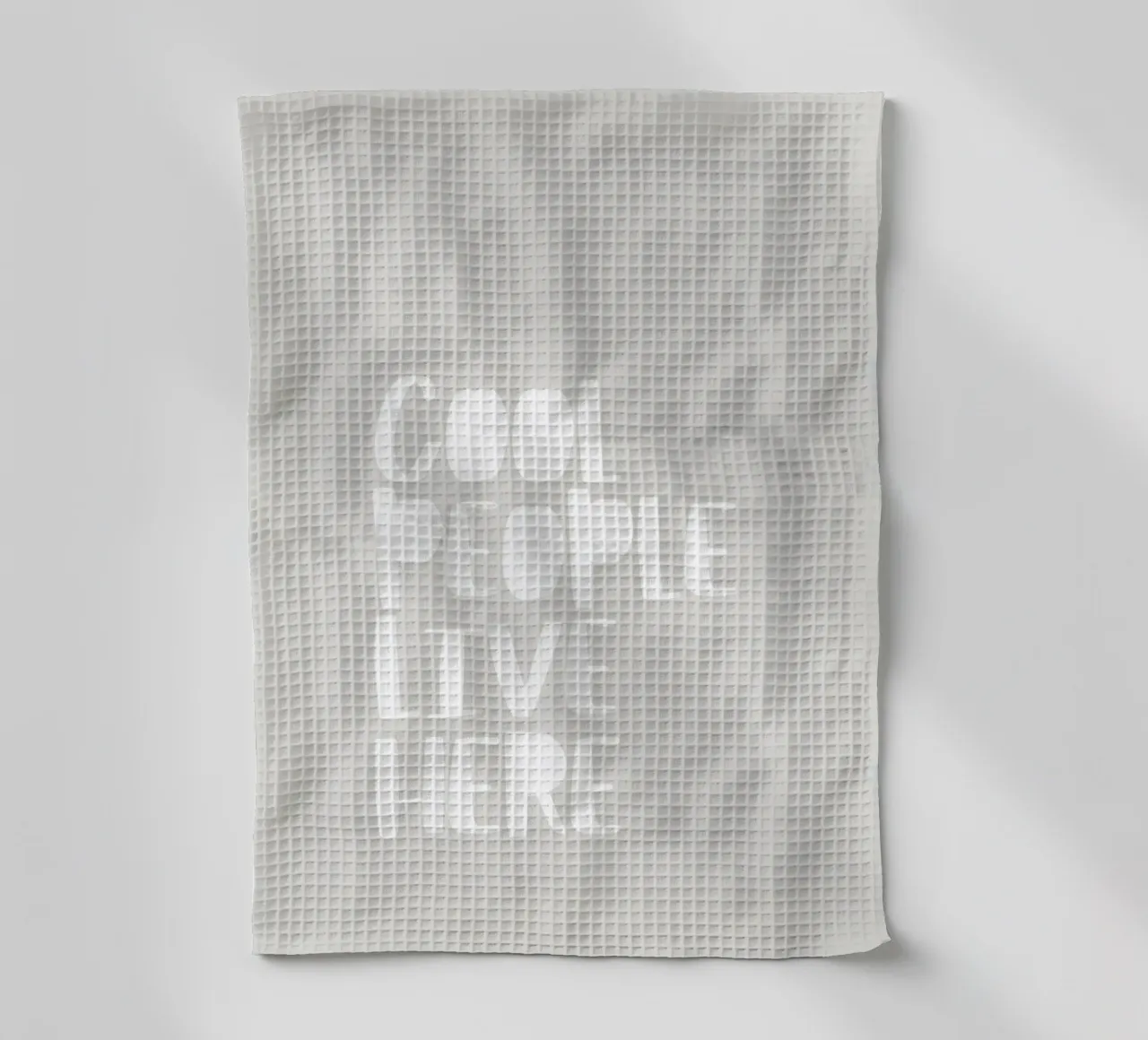 Qui vive gente in gamba canovaccio da cucina da PurePeachStudio