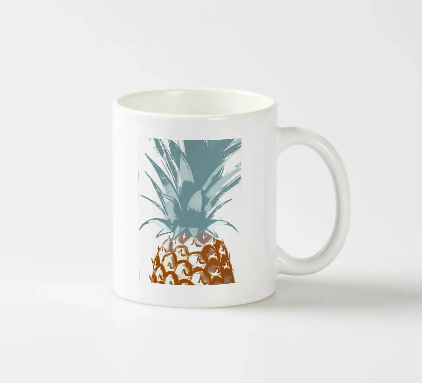 Pineapple ceramic mug by PREKETEWE