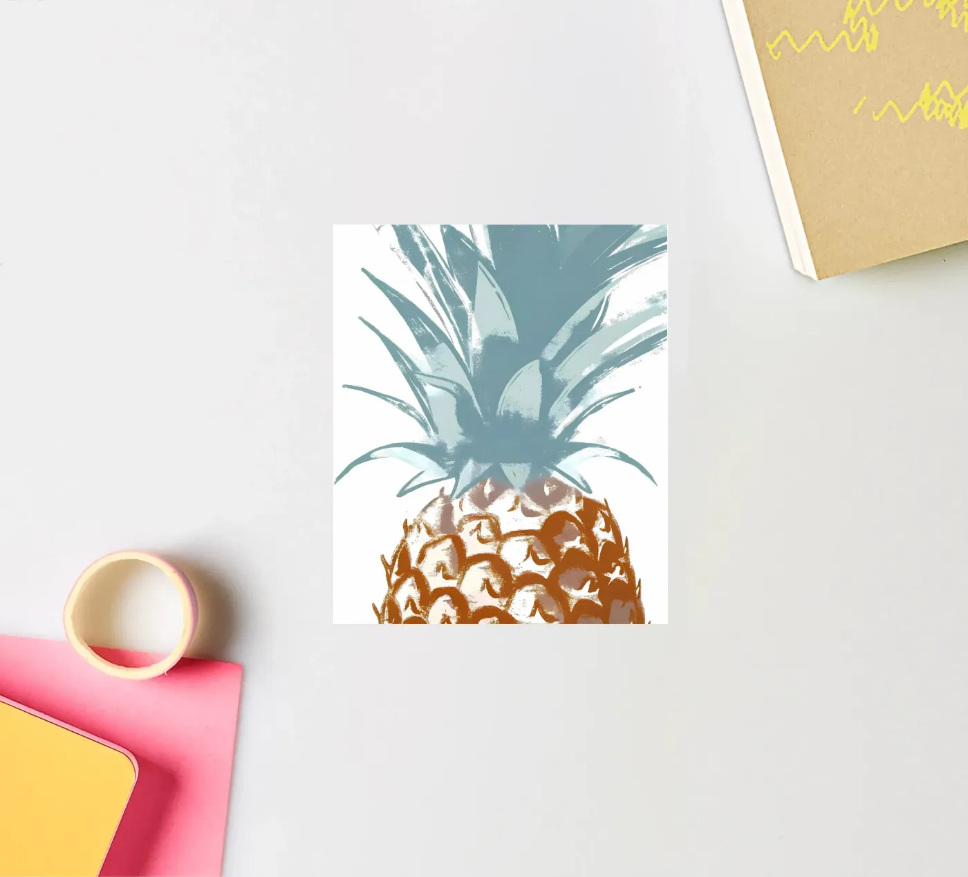 Ananas sticker van PREKETEWE