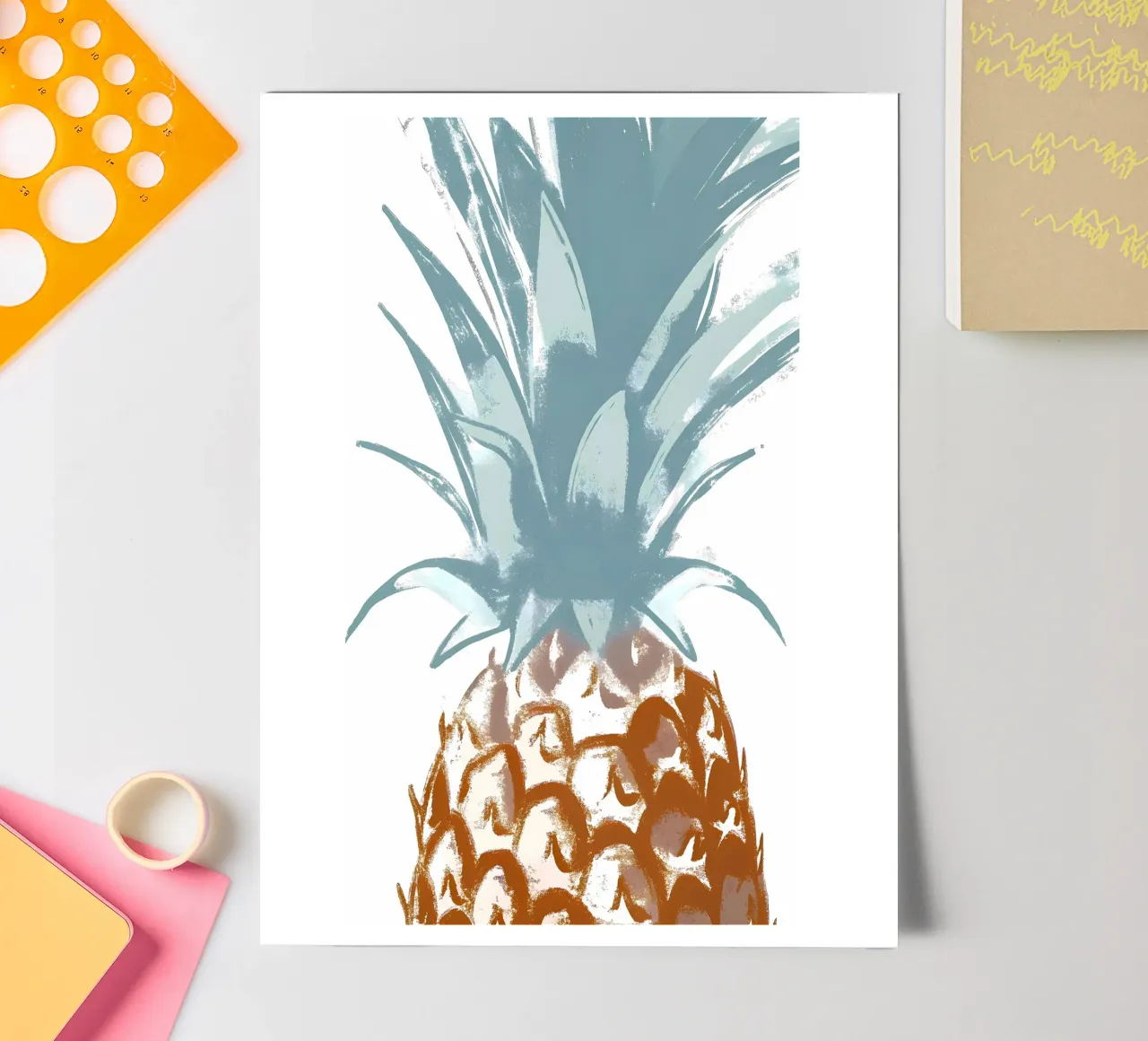 Pineapple sticker sheet by PREKETEWE