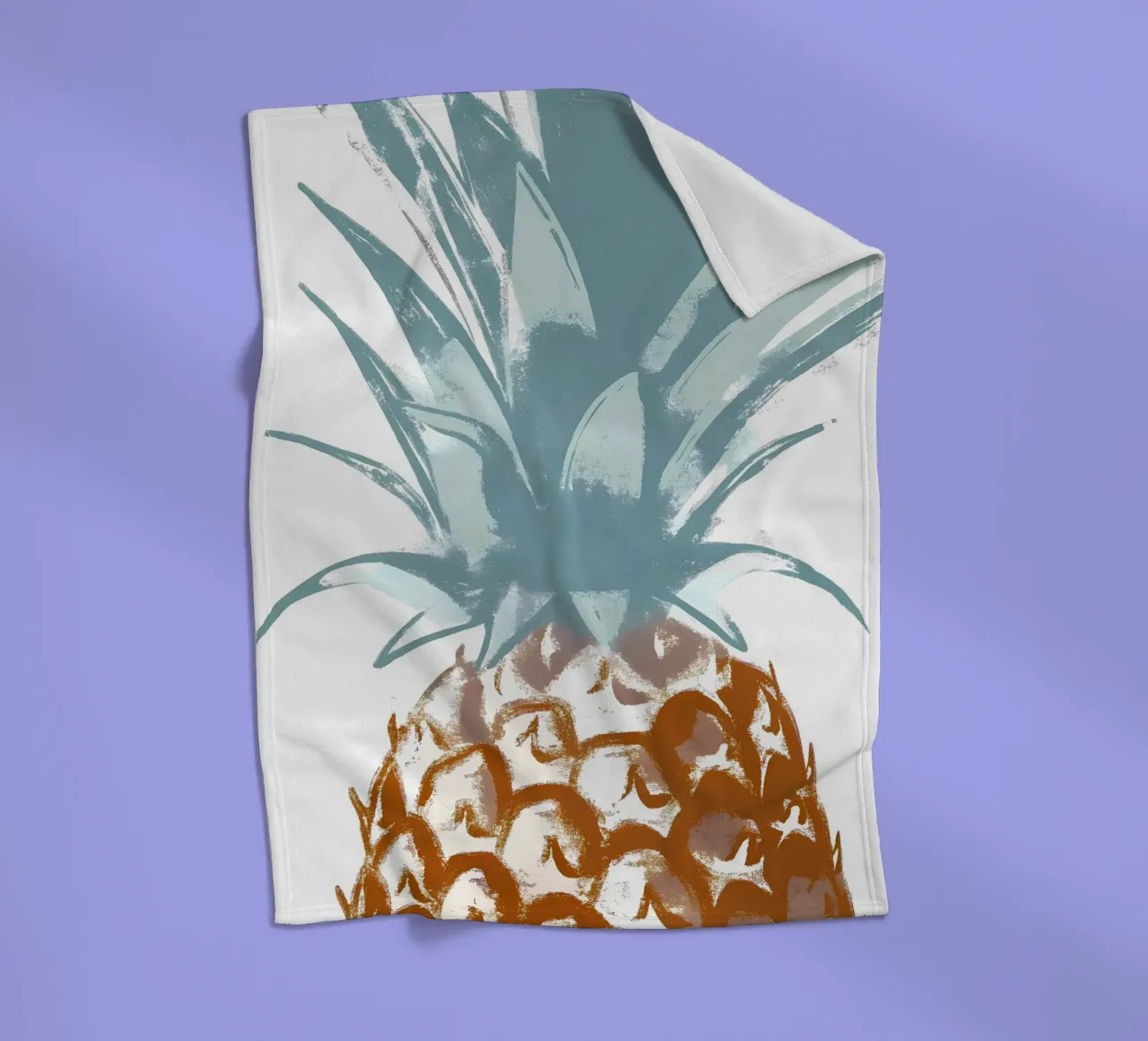 Pineapple Fleecedecke von PREKETEWE