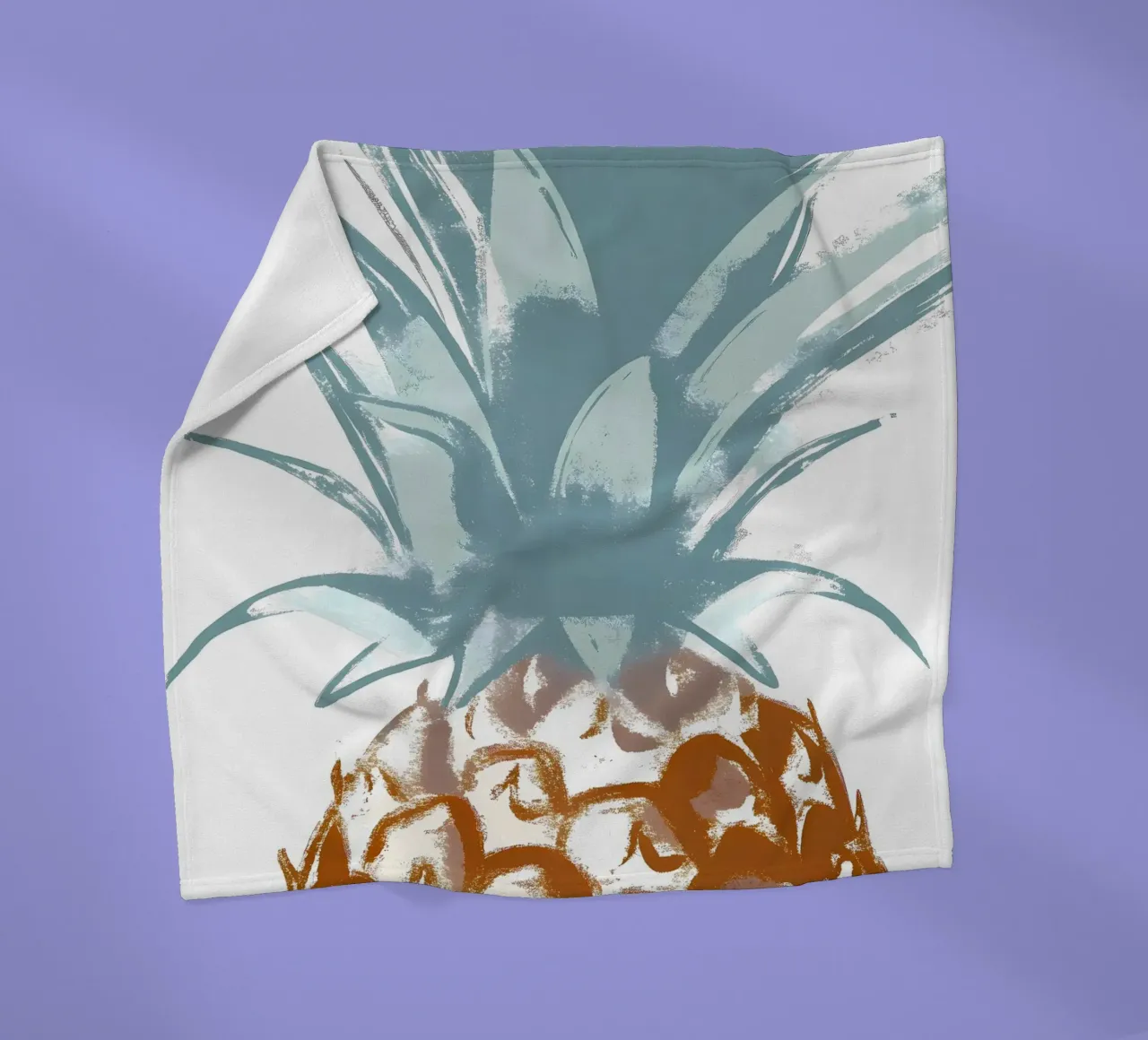 Pineapple Fleecedecke von PREKETEWE