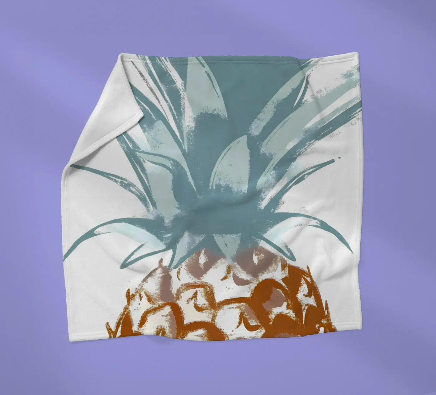 Ananas Fleecedecke von PREKETEWE