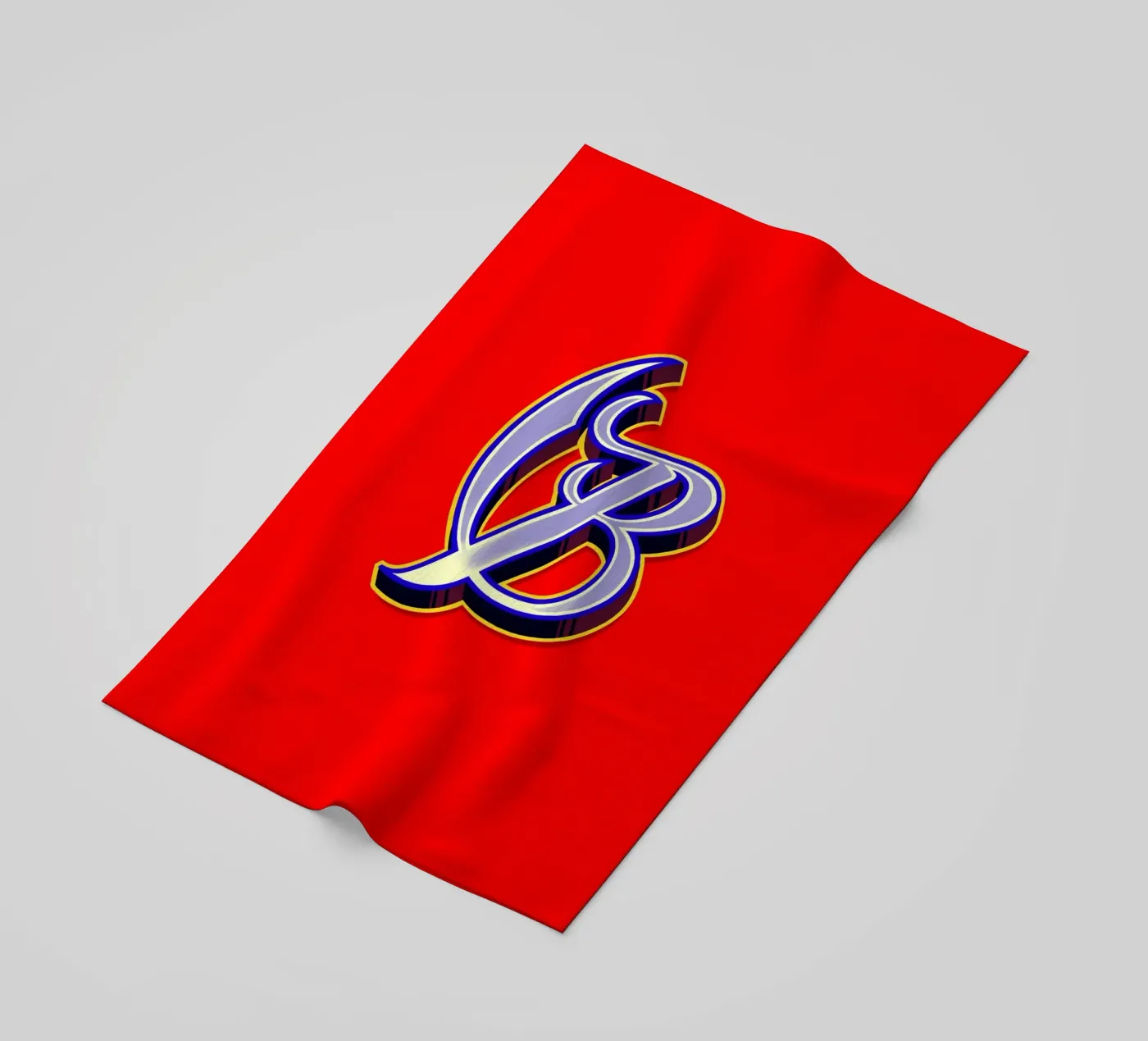 Lettera B telo mare da Glettering