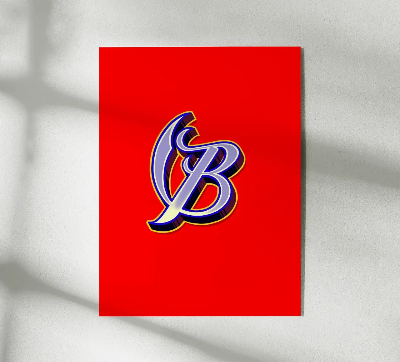 Lettera B plexiglass da Glettering