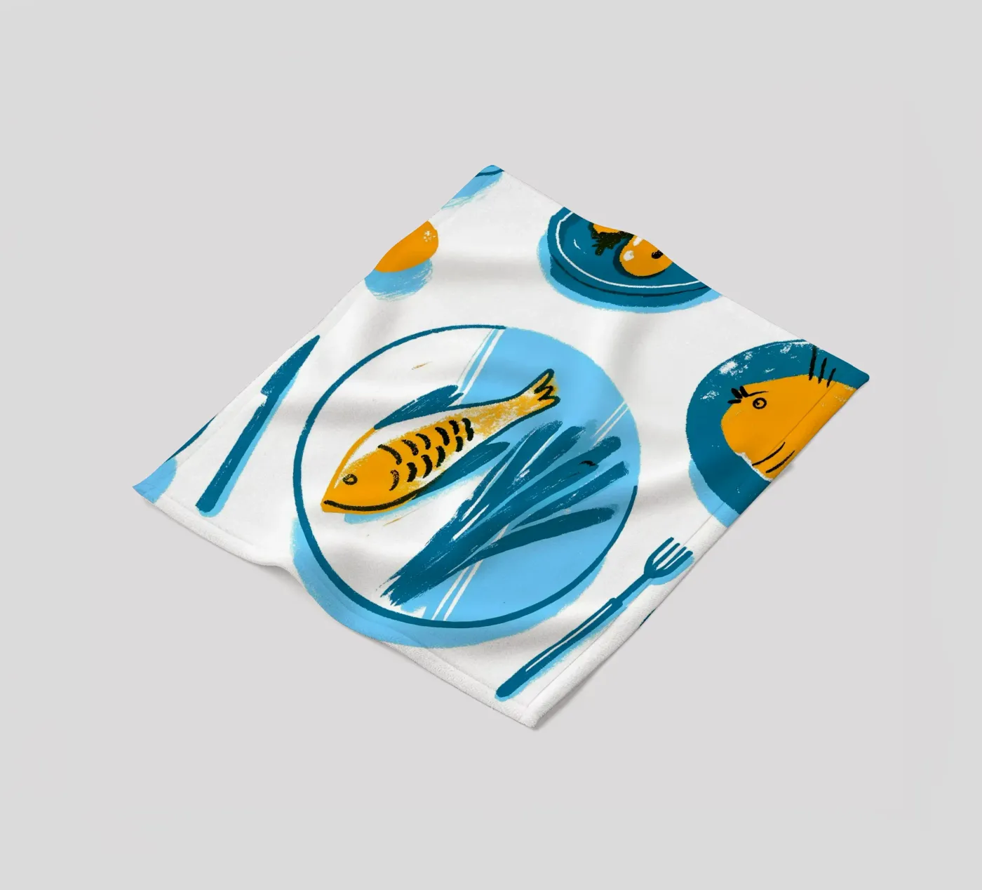 Fischfutter-Schale Fleecedecke von PREKETEWE