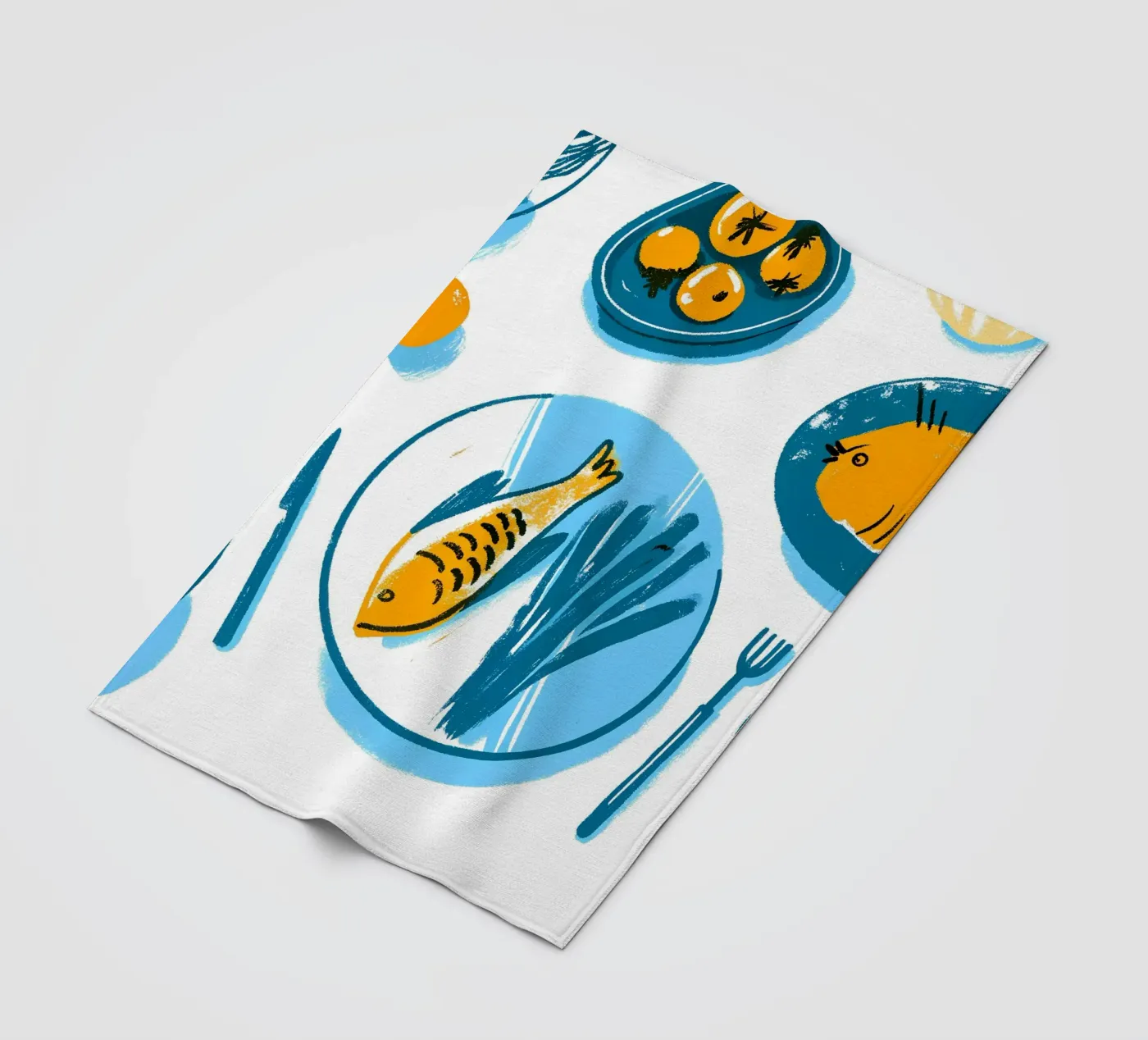 Fischfutter-Schale Fleecedecke von PREKETEWE