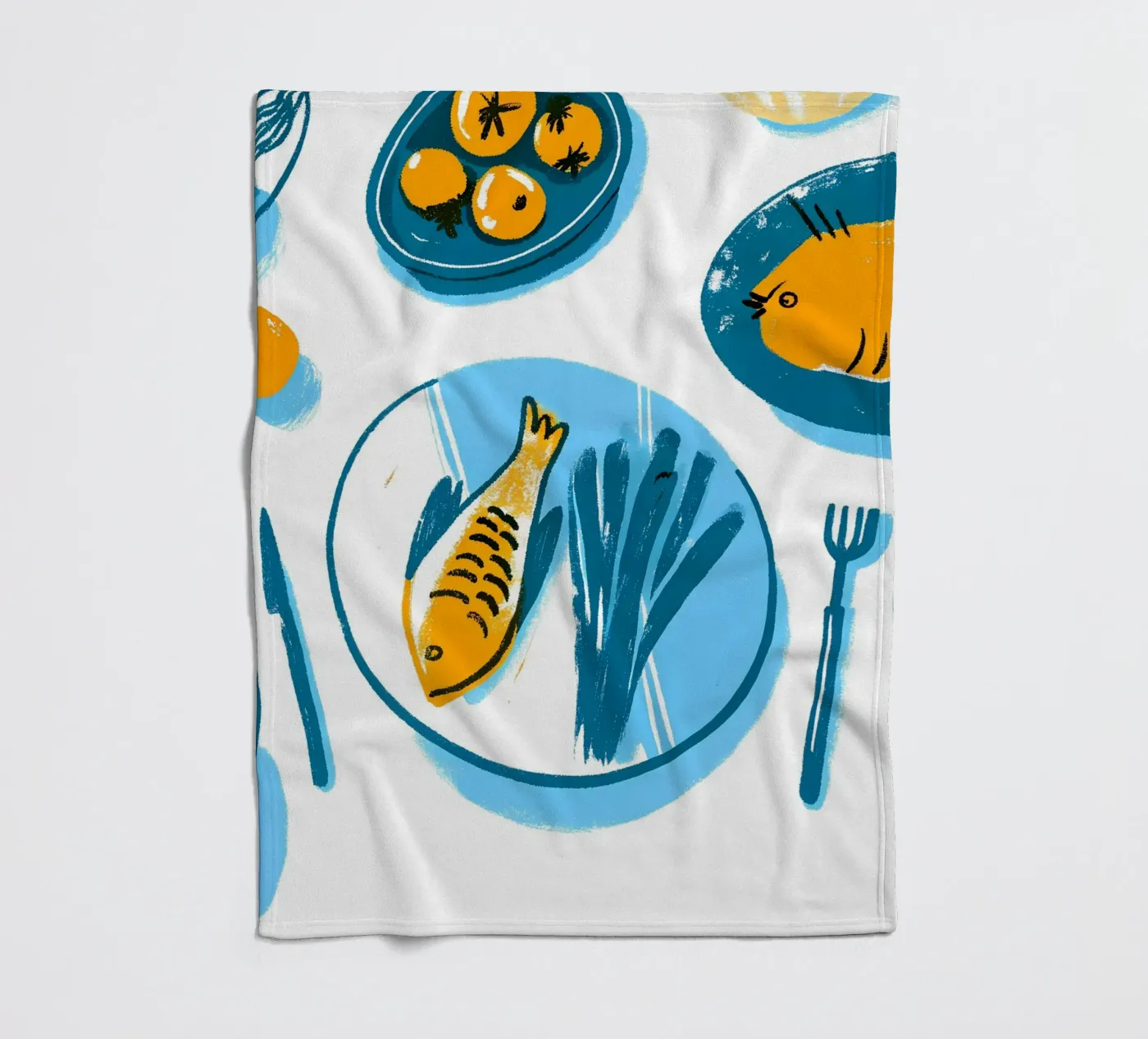 Fischfutter-Schale Fleecedecke von PREKETEWE
