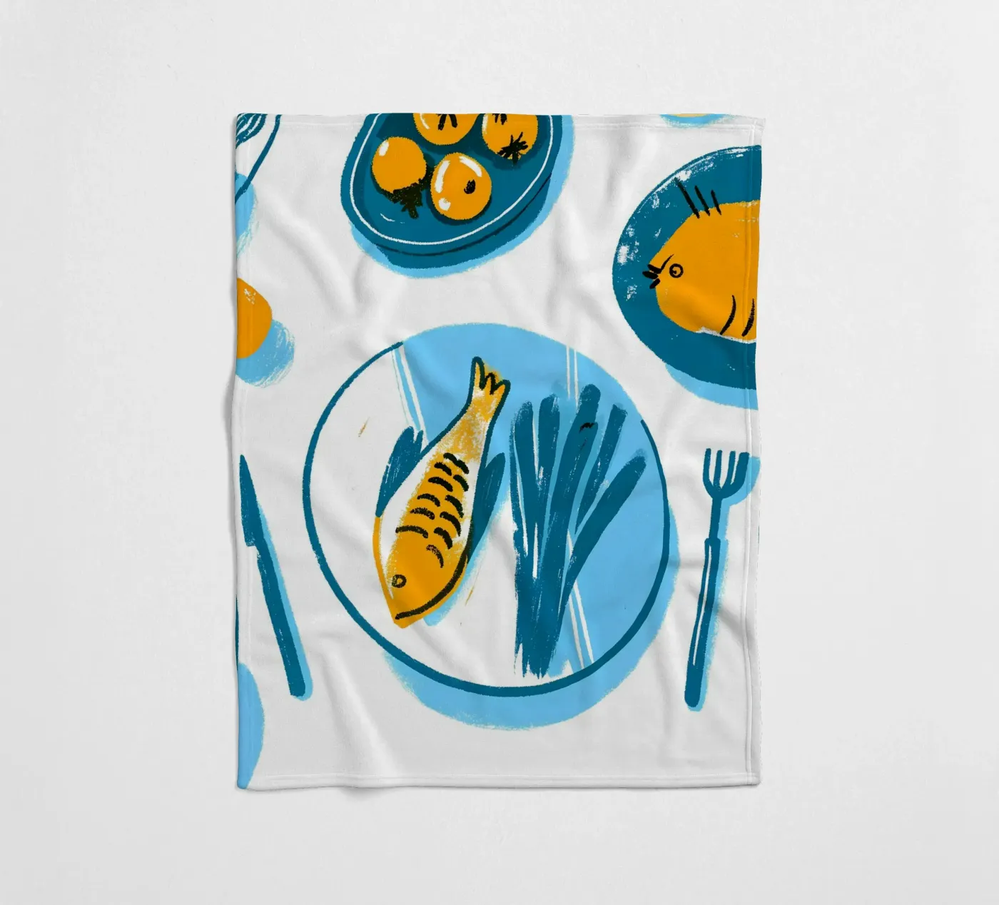Fischfutter-Schale Fleecedecke von PREKETEWE