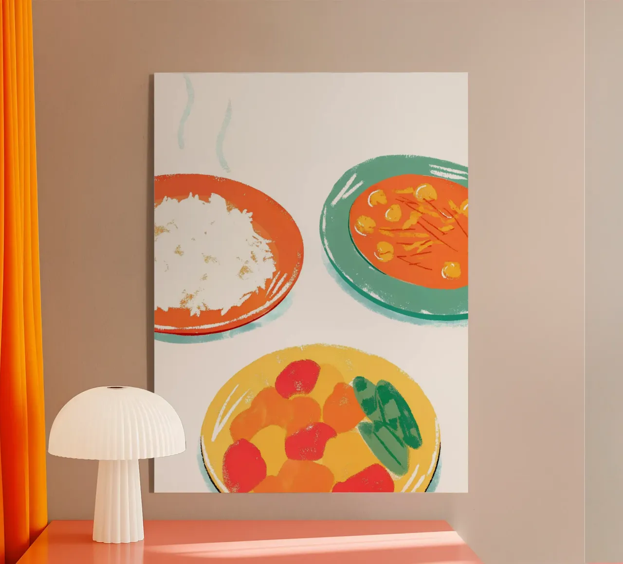 Tre piatti di cibo plexiglass da PREKETEWE