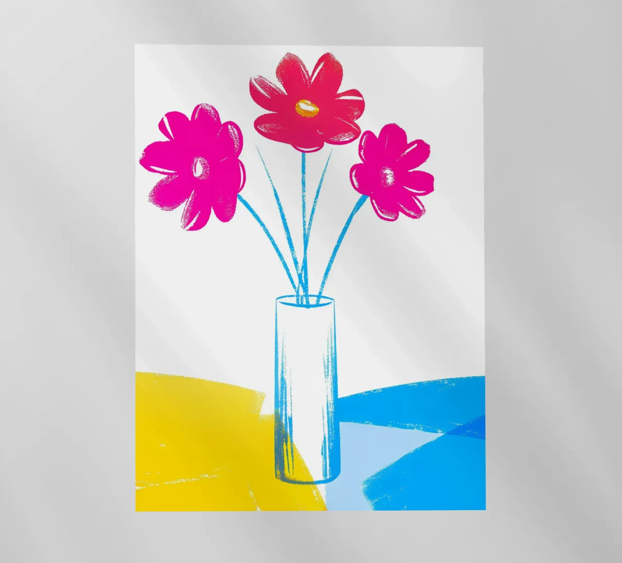 Vaso di fiori colorati pellicola backlit da PREKETEWE