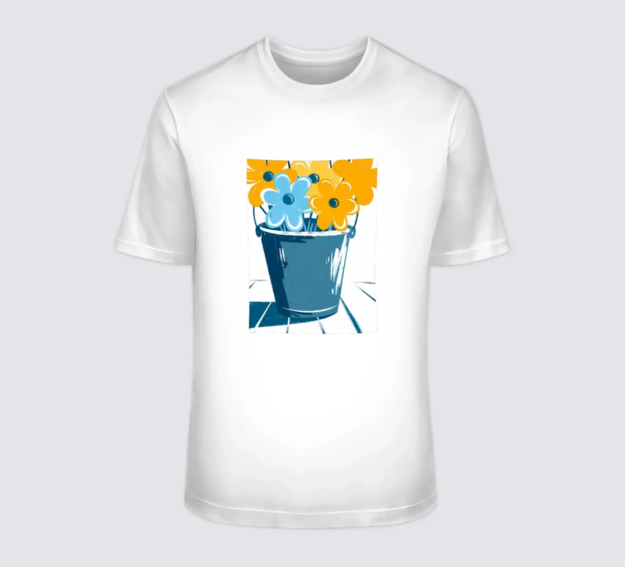 Fiori in un secchio t-shirt da PREKETEWE