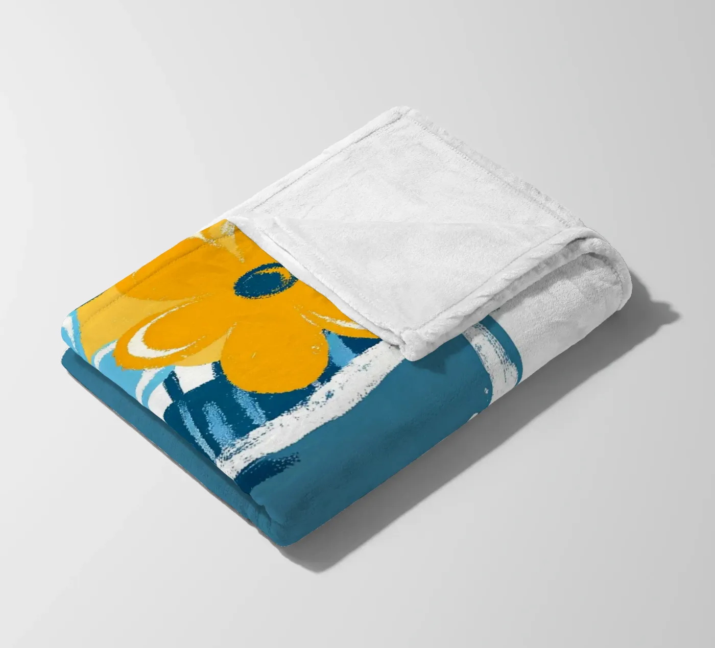 Flowers in a Bucket fleece blanket by PREKETEWE