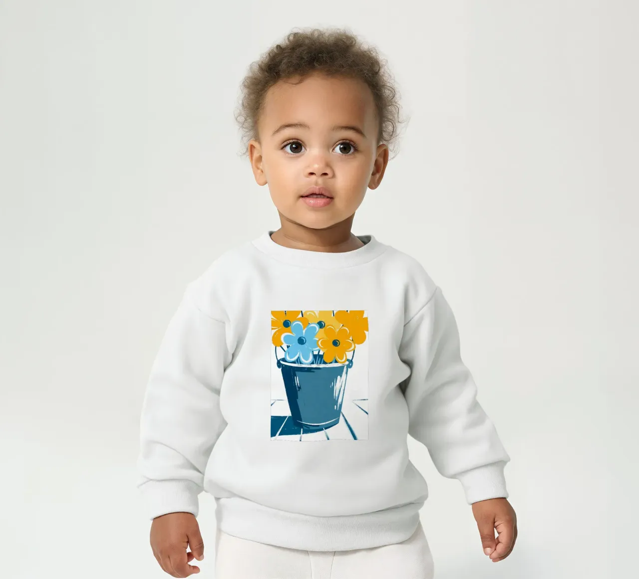 Fiori in un secchio felpa neonato da PREKETEWE