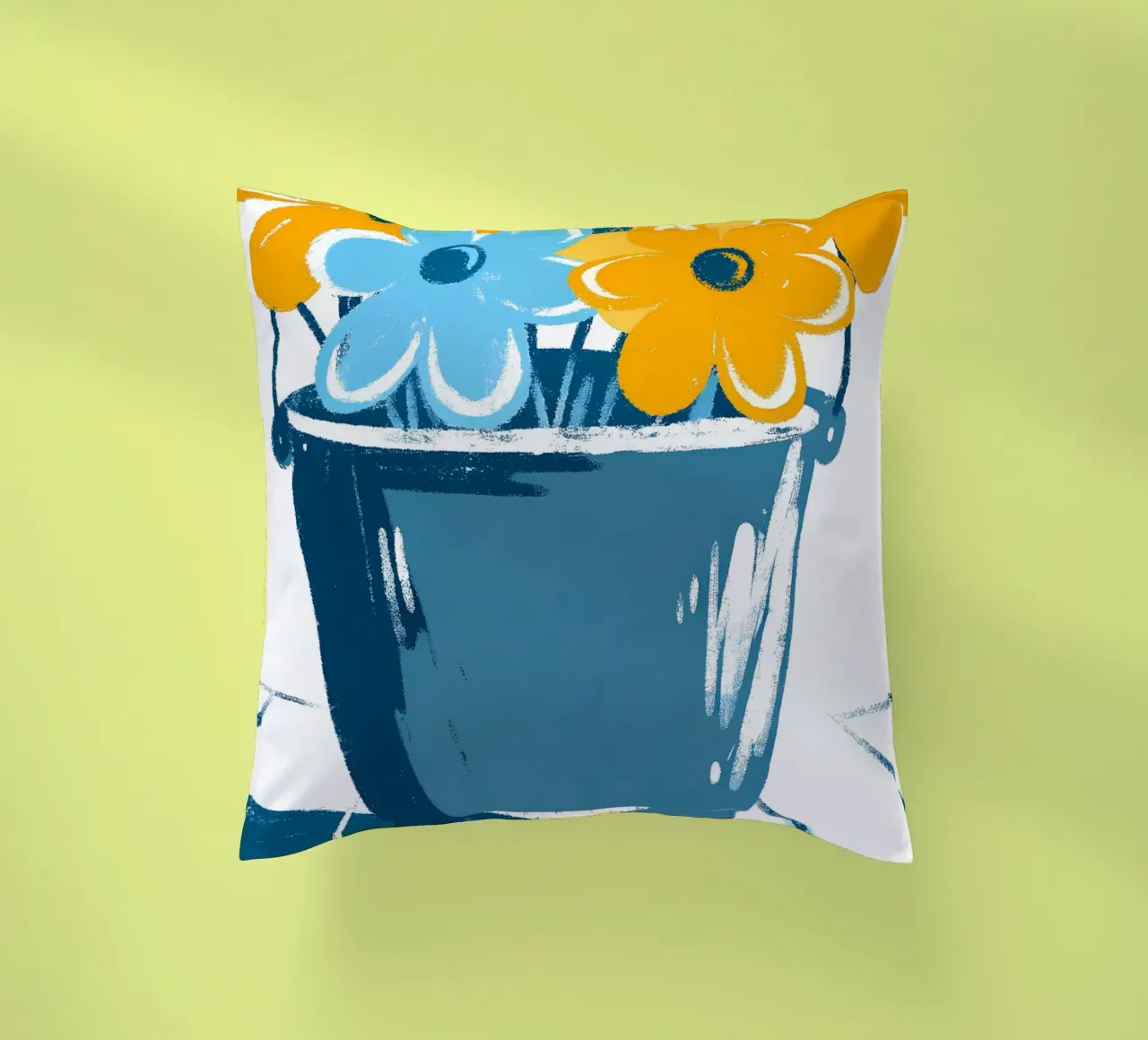 Fiori in un secchio cuscino da PREKETEWE