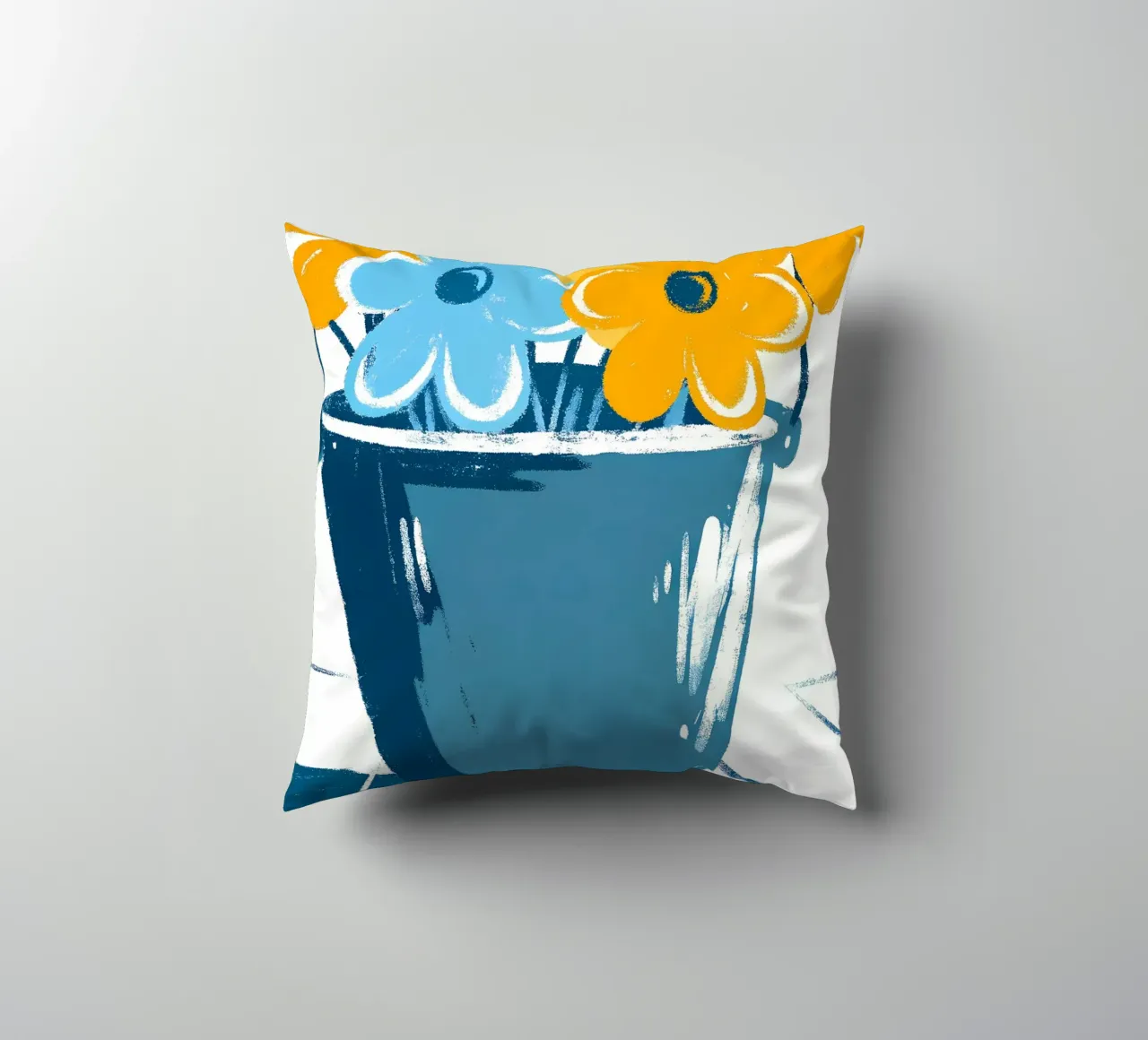Fiori in un secchio cuscino da PREKETEWE