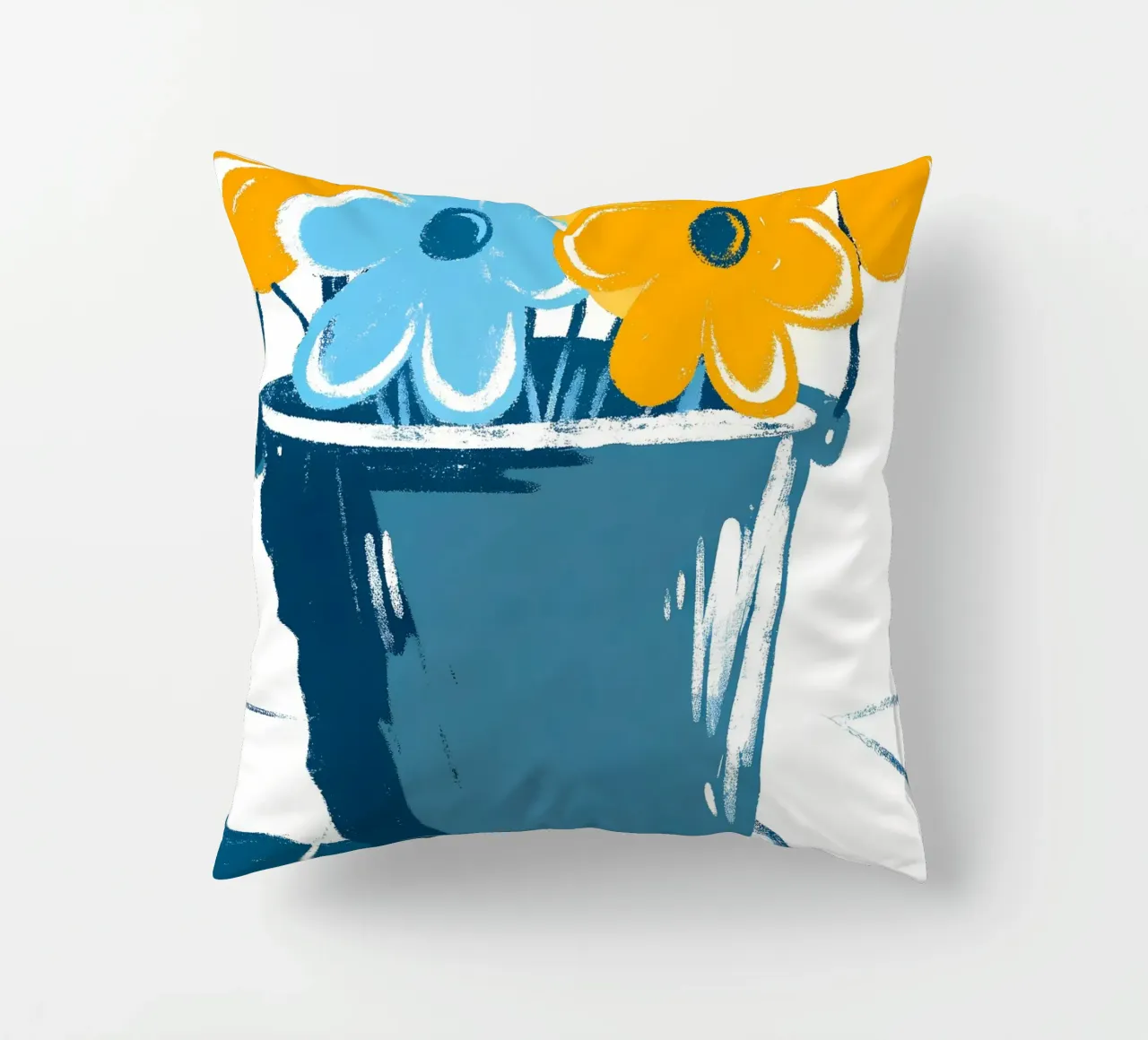 Fiori in un secchio cuscino da PREKETEWE