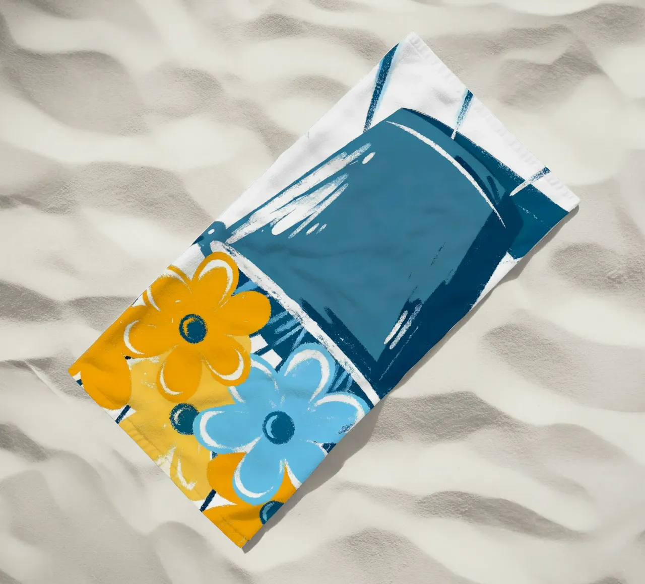 Fiori in un secchio telo mare da PREKETEWE