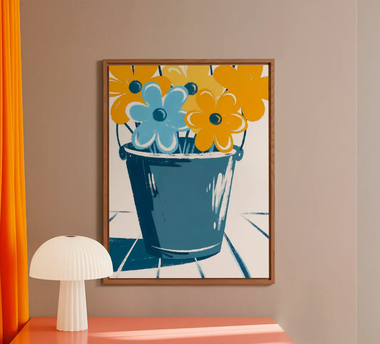 Fiori in un secchio alluminio dibond da PREKETEWE