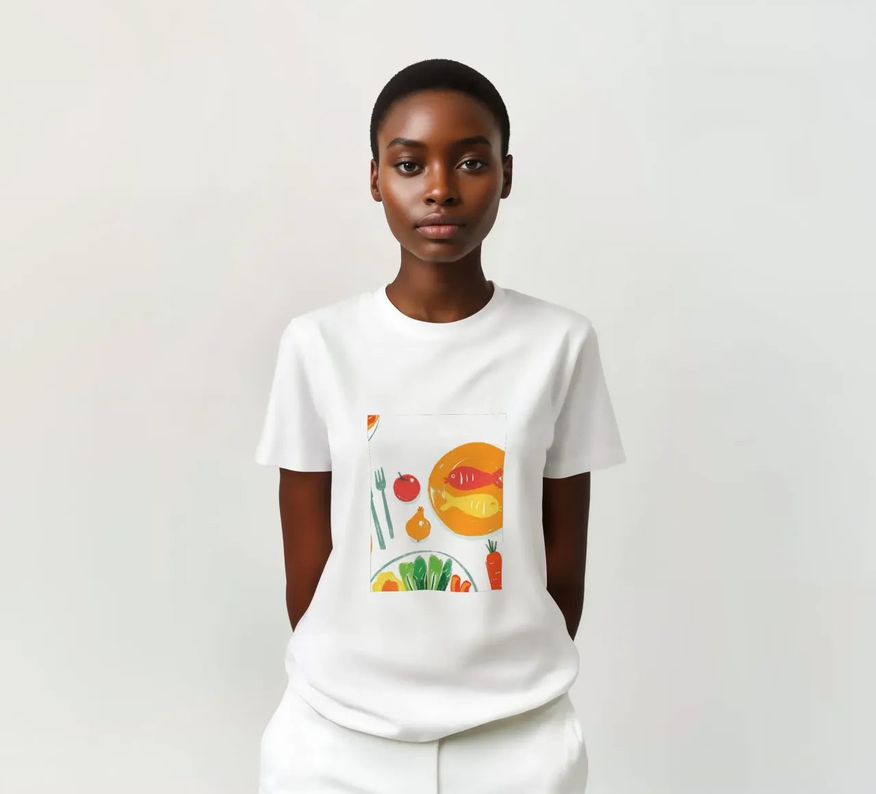 Cibo sano e nutriente t-shirt da PREKETEWE